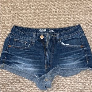 High Rise Jean Shorts